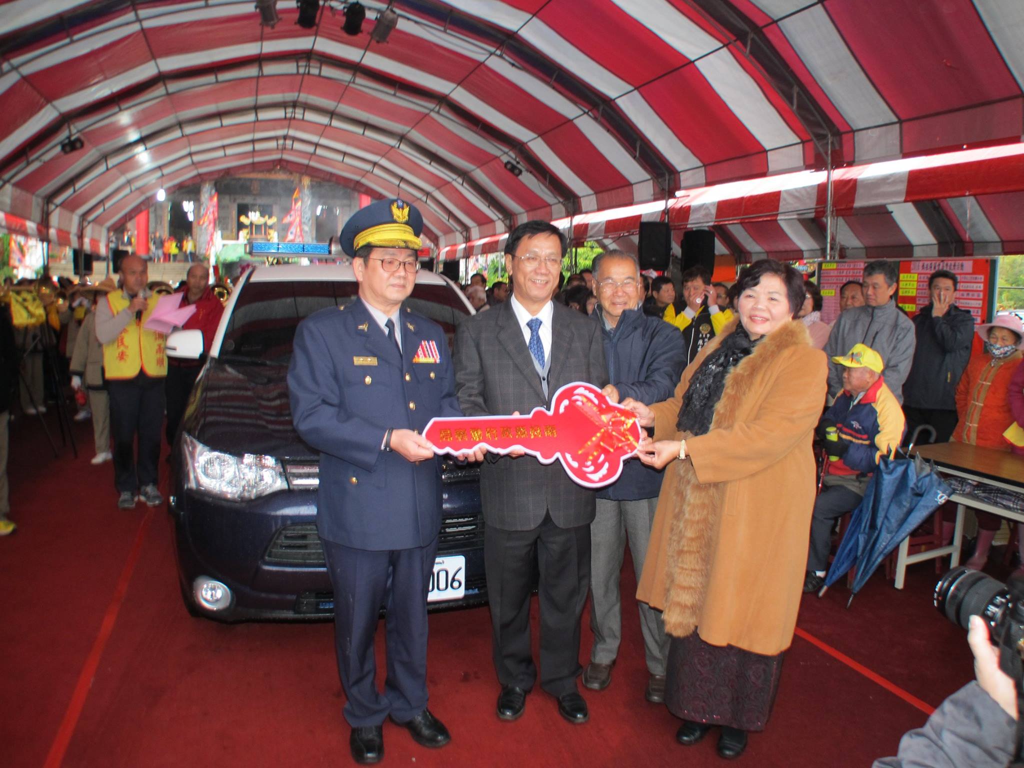 南投慈善宮媽祖糧關懷弱勢暨慈善2號巡邏車捐贈典禮